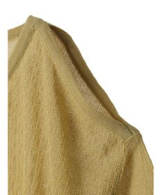 Green Parks 透かし編み肩あきニットプルオーバー