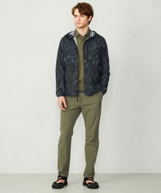 JOSEPH ABBOUD MOUNTAIN 【UNISEX】3Dエンボスリーフ パーカー