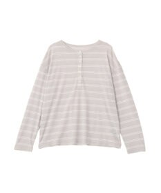 CRAFT STANDARD BOUTIQUE シアーボーダーヘンリーネックロンT