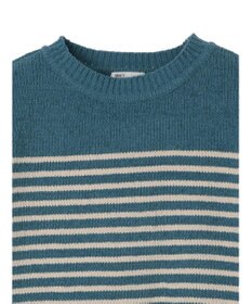 CRAFT STANDARD BOUTIQUE 洗えるモールニットボーダープルオーバー