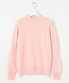 J.PRESS LADIES S 【洗える】CASHMERE BLEND スタンドカラー ニット