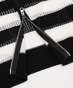 WEGO メッシュニットショートパーカー