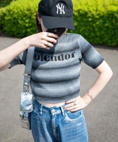 WEGO グラデーションちびニットT