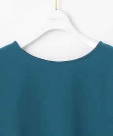 ANY SIS L 【前後着用・UVケア・洗える】2WAYジョーゼットジャージーフリル カットソー