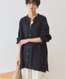 AMERICAN HOLIC 楊柳バンドカラーシャツ