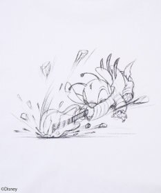 earth music&ecology スティッチ／フリルドッキングＴＥＥ