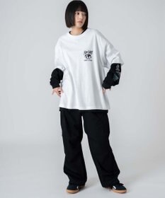 WEGO 【ユニセックス着用ITEM】別注BENDAVISアンサンブルグラフィックT