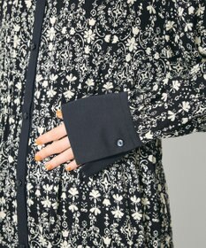 CRAFT STANDARD BOUTIQUE 総柄バイカラーワンピース