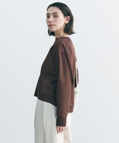 UNFILO シアーフォルムニット キーネックカーディガン