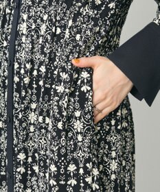 CRAFT STANDARD BOUTIQUE 総柄バイカラーワンピース