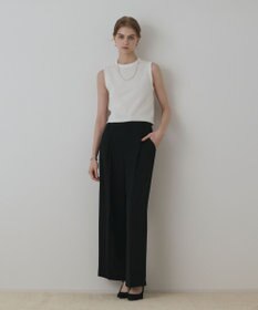 GRACE CONTINENTAL ハイウエストワイドパンツ