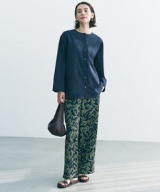 UNFILO 【ウエストゴム】プリント イージーパンツ