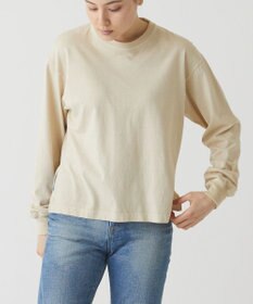 caqu caqu x good on short sleeve pocket tee サイドスリット入りL/S tee