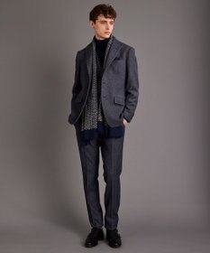 JOSEPH ABBOUD 【ウエストも伸びる！/2WAYストレッチ/暖かい/オーガニック】オーガニックコットン ウオーム パンツ