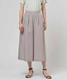 J.PRESS LADIES エアリースパンボイル ガウチョ パンツ グレージュ系