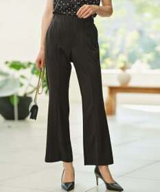 組曲 S スタイルアップジャージー フレアパンツ