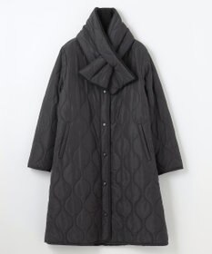 ANY L 【マフラー付き】キルトリバーシブルコート