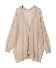 Green Parks 接触冷感シアーニットカーディガン