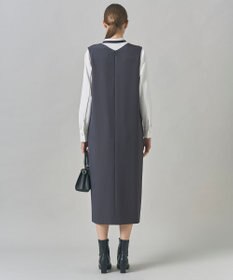 ICB  ウールライクストレッチ ジャンパースカート