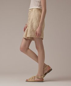 GRACE CONTINENTAL リーフジャガードショートパンツ