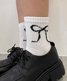 WEGO 底パイルデザインソックス（丈14㎝）