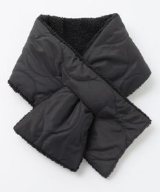 ANY L 【マフラー付き】キルトリバーシブルコート