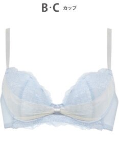 WACOAL 【ファーストリボンブラ】 ブラジャー 【若い世代の体型特徴を考えた設計仕様】 きれいな谷間をメイクしてキープ まるみのあるシルエット レディース BRB409 /ワコール