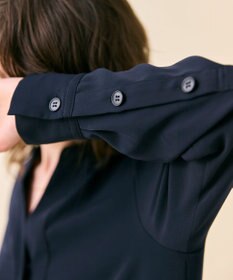 BEIGE， 【WEB限定・洗える】CELOSIA / クロスオーバーVネックワンピース