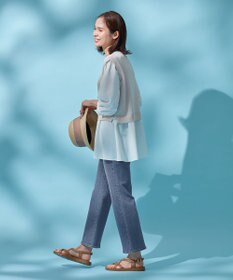 ANY 【洗濯機可/ストレッチ】デニムフレアパンツ