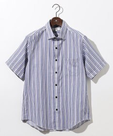 JOSEPH ABBOUD 【サステイナブル】ソアロンストライプ 半袖 シャツ