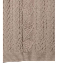 earth music&ecology 袖ファーケーブルミニワンピース