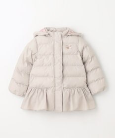 ANY KIDS 【洗濯機OK】中綿 リボン コート