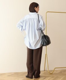 AMERICAN HOLIC 【イージーケア】バックギャザーリボンシャツ