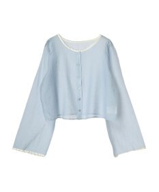 earth music&ecology シアーパイピングシャツ