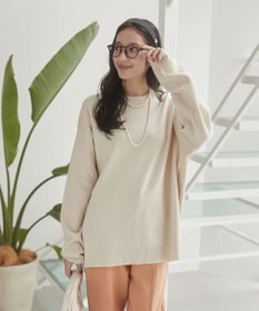 WEGO 【ユニセックス着用ITEM/MLサイズ展開】ミラノリブクルーネックプルオーバー