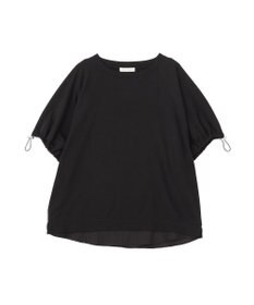 Green Parks 袖ドロストシアー裏毛ドッキングプルオーバー