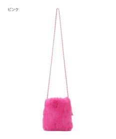 MOONBAT 【ファーバッグ 】2WAYスマートフォンポシェット  フェイクファー