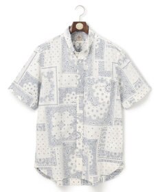 J.PRESS MEN 【KING SIZE】ペイズリーバンダナプリント シャツ