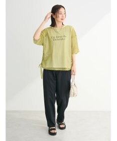 Green Parks ＳＥＴ２点　メッシュ＋ノースリーブロゴプルオーバー