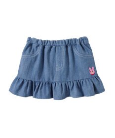 MIKI HOUSE HOT BISCUITS 【100-110cm】キャビットちゃん デニムスカート