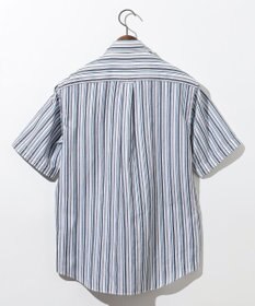 JOSEPH ABBOUD 【サステイナブル】ソアロンストライプ 半袖 シャツ