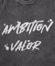 WEGO ヴィンテージウォッシュニットプルオーバー