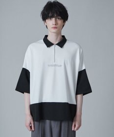 WEGO ドルマンポンチハーフジップT（S）