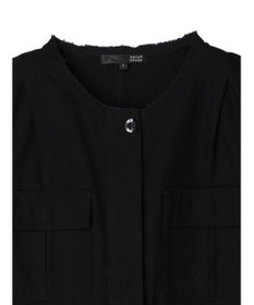 Green Parks ・ＳＵＧＡＲ　ＳＰＯＯＮ　ノーカラーミリタリーベスト