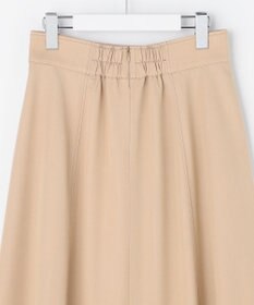 ANY SIS シャンブレーベルティッド スカート