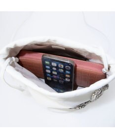 UNBILLION カカトゥ kakatoo / ビジュー付きドロストバッグ