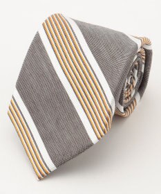 J.PRESS MEN 【LINEN MIX COLLECTION】 レジメンタル ネクタイ