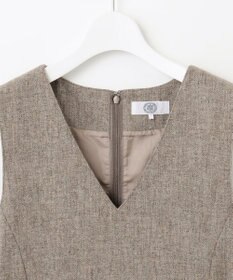 J.PRESS LADIES シャンブレーツイル ジャンパースカート