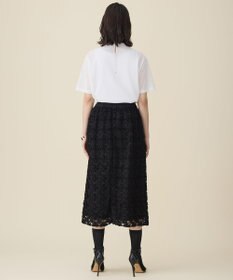 自由区 L テープエンブロイダリー スカート