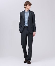 J.PRESS MEN 夏に嬉しい6つの高機能【J.PRESS-POOL WOOL】【セットアップ対応】ジャージーセットアップ スラックス